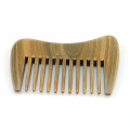 FQ marca de madeira de alta qualidade de madeira barba sândalo logotipo personalizado pente
